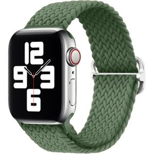 Strap-it Apple Watch verstelbaar gevlochten bandje (groen)