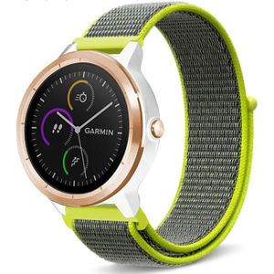 Strap-it Garmin Vivoactive 3 nylon band (fluoriserend)