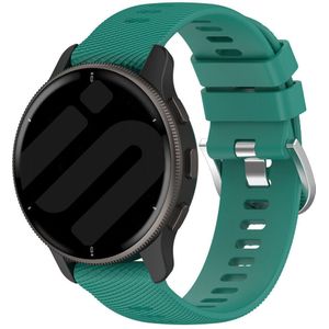 Strap-it Garmin Vivoactive 3 siliconen bandje (dennengroen)