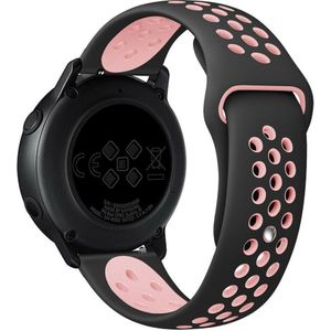 Strap-it Huawei Watch GT 5 Pro - 42mm sport bandje zwart/roze