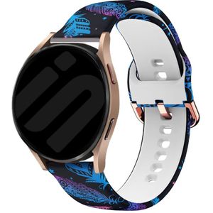 Strap-it Funky Feather Samsung Galaxy Watch 7 - 40mm bandje
