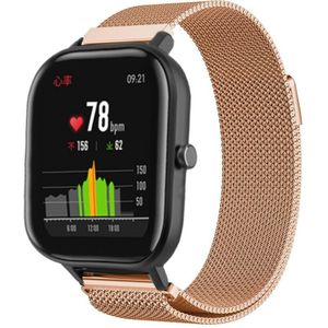 Strap-it Xiaomi Amazfit GTS Milanese band (rosé goud)