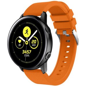 Strap-it Samsung Galaxy Watch Active silicone band (oranje)