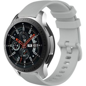 Strap-it Samsung Galaxy Watch 46mm luxe siliconen bandje (grijs)