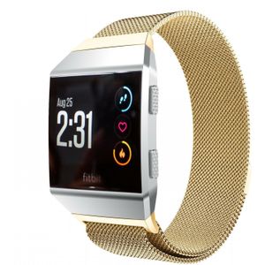 Strap-it Fitbit Ionic Milanese band (goud)