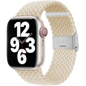 Strap-it Apple Watch gevlochten bandje (sterrenlicht)