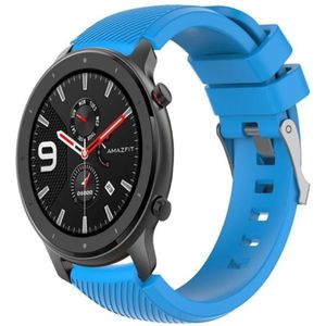 Strap-it Xiaomi Amazfit GTR silicone band (lichtblauw)