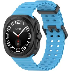 Strap-it Samsung Galaxy Watch Ultra Ocean bandje (lichtblauw)