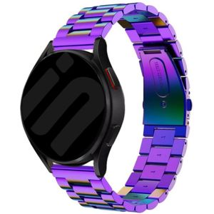 Strap-it Samsung Gear Sport stalen band (regenboog)