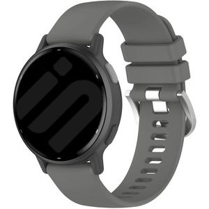 Strap-it Garmin Vivomove Style siliconen classic bandje (donkergrijs)