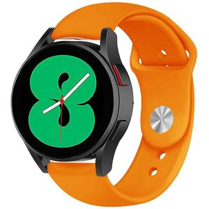 Strap-it Samsung Galaxy Watch 4 - 44mm sport band (oranje)