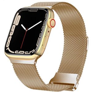 Strap-it Apple Watch Milanees bandje (rosé goud)