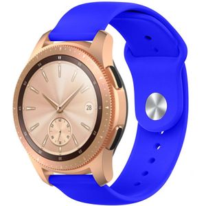 Strap-it Samsung Galaxy Watch sport band 42mm (blauw)
