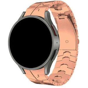 Strap-it Samsung Galaxy Watch 4 40mm steel iron band (rosé goud)