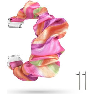 Strap-it Amazfit GTS 3 Scrunchie bandje (kleurrijk)