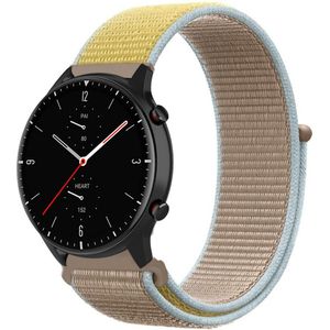 Strap-it Amazfit GTR 2 nylon band (camel)