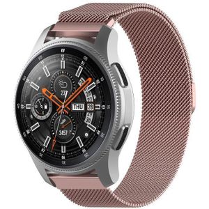 Strap-it Samsung Galaxy Watch Milanese band 46mm (roze)