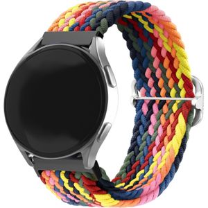 Strap-it Samsung Galaxy Watch 6 Classic 43mm verstelbaar geweven bandje (multicolour)
