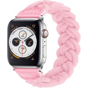 Strap-it Apple Watch Twisted gevlochten bandje (roze)