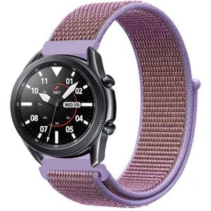 Strap-it Samsung Galaxy Watch 3 - 45mm nylon band (lila)