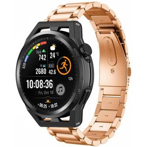 Strap-it Huawei Watch GT Runner stalen band (rosé goud)