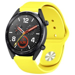 Strap-it Huawei Watch GT 2 sport band (geel)