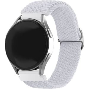 Strap-it Fossil Gen 5 verstelbaar geweven bandje (wit)