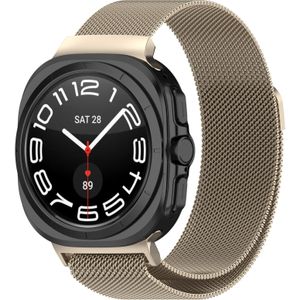 Strap-it Samsung Galaxy Watch Ultra Milanese band (sterrenlicht)