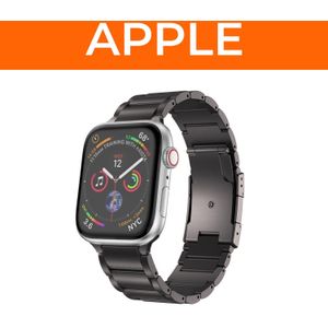 Strap-it Titanium bandje (grijs) voor Apple Watches