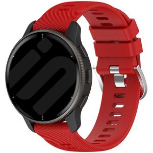 Strap-it Garmin Forerunner 245 siliconen bandje (rood)