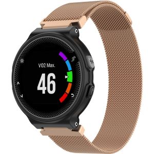 Strap-it Garmin Forerunner 235 Milanese band (rosé goud)