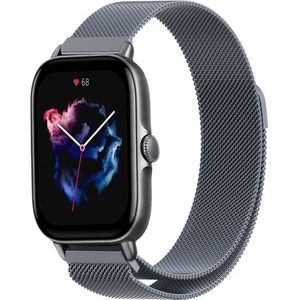 Strap-it Amazfit GTS 3 Milanese band (space grey)