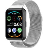 Strap-it Huawei Watch Fit 2 Milanese band (zilver)