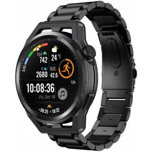 Strap-it Huawei Watch GT Runner stalen band (zwart)