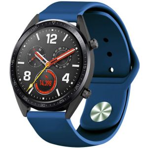 Strap-it Huawei Watch GT 2 sport band (donkerblauw)
