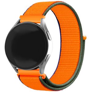 Strap-it Samsung Galaxy Watch 7 - 40mm nylon bandje (kumquat)