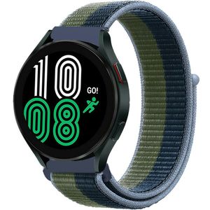 Strap-it Samsung Galaxy Watch 4 40mm nylon band (moss green)