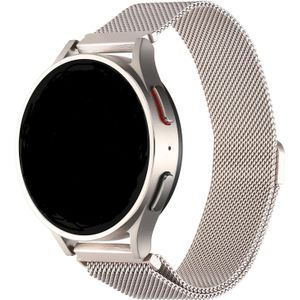 Strap-it Samsung Galaxy Watch 46mm Milanese band (sterrenlicht)
