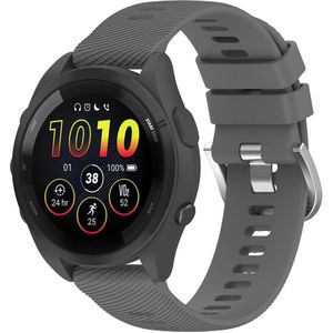 Strap-it Garmin Forerunner 265 siliconen bandje (donkergrijs)