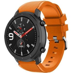 Strap-it Xiaomi Amazfit GTR siliconen bandje (oranje)