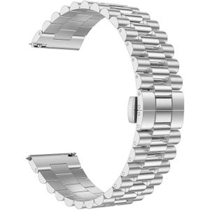 Strap-it Huawei Watch GT 3 Pro 46mm Presidential stalen band (zilver)