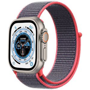 Strap-it Apple Watch Ultra nylon band (bright powder)