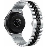 Strap-it Samsung Gear S3 Jubilee stalen band (zilver/zwart)