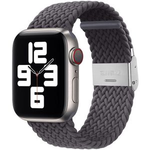 Strap-it Apple Watch gevlochten bandje (space grey)