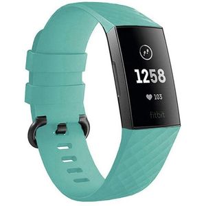 Strap-it Fitbit Charge 4 silicone band (aqua)