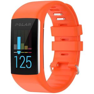 Strap-it Polar A360 / A370 siliconen bandje (oranje)