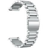 Strap-it Stalen horlogeband 20mm - universeel - zilver