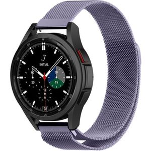 Strap-it Samsung Galaxy Watch 4 Classic 42mm Milanese band (lichtpaars)