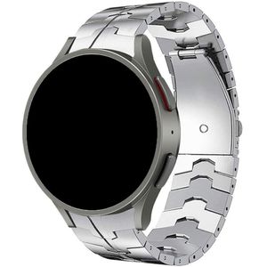 Strap-it Samsung Galaxy Watch 5 44mm steel iron band (zilver)