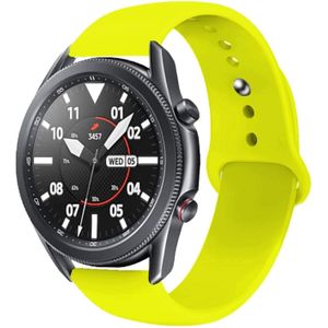 Strap-it Samsung Galaxy Watch 3 sport band 45mm (geel)